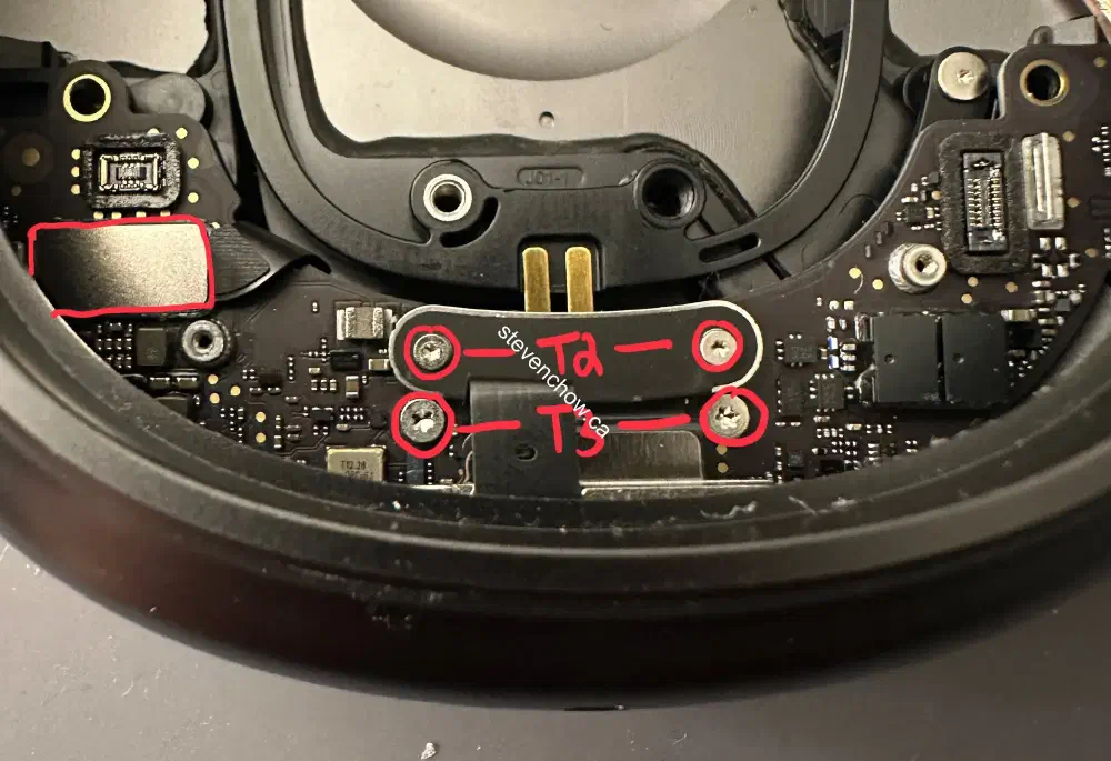 Step 7: Remove cover and release snap connectors.